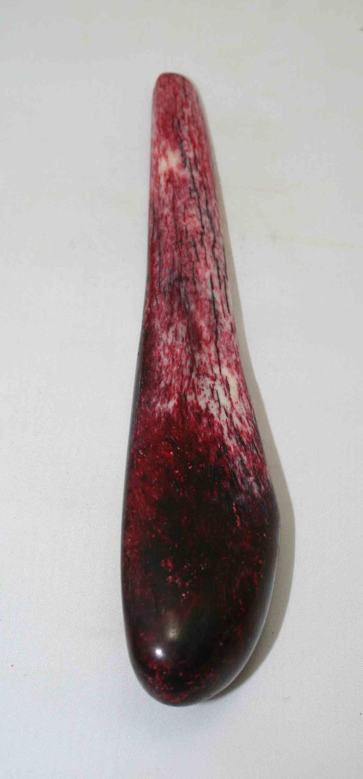 NB106NA6 Giraffe Bone Round 9.25 " x middle size 1.43" x 0.77 " inch