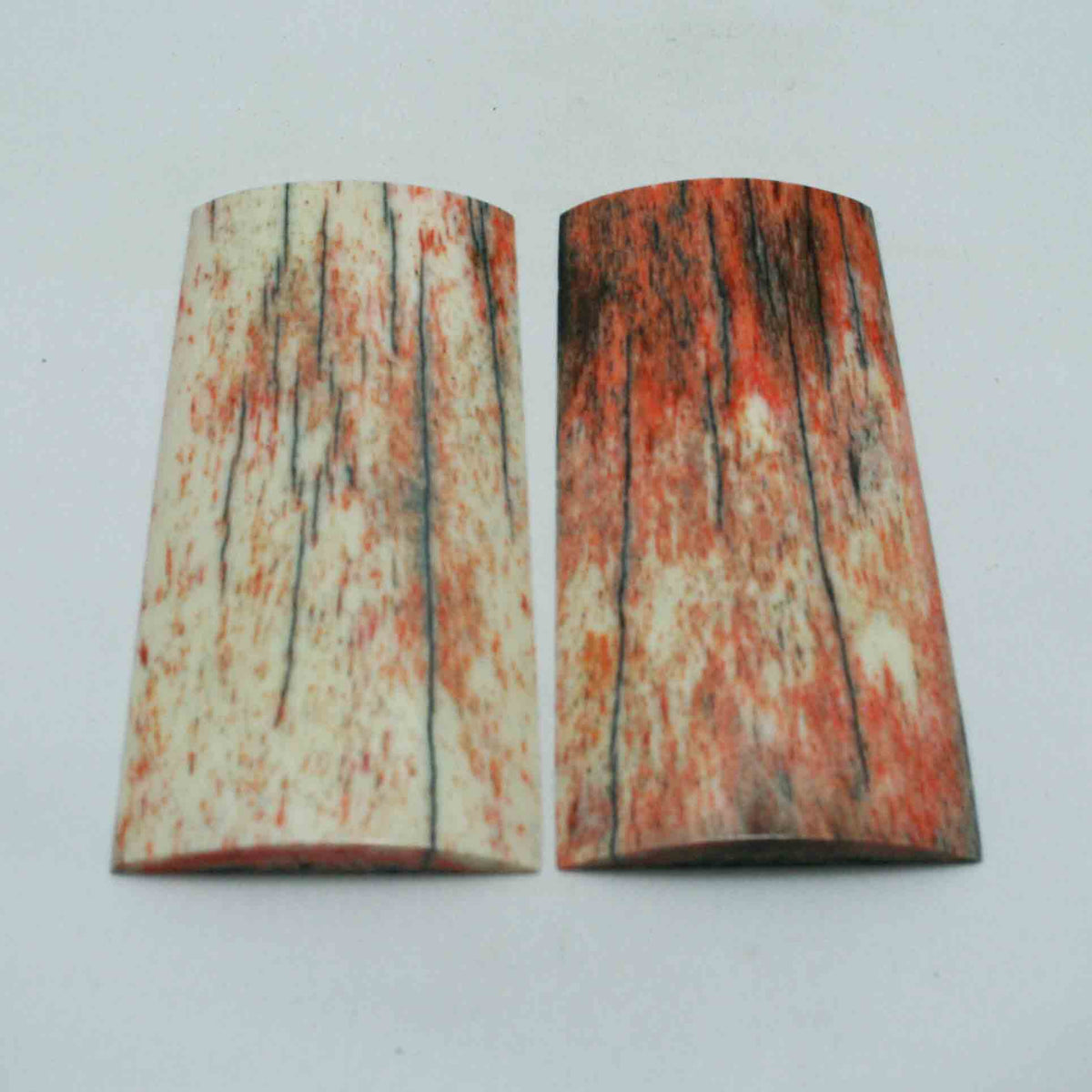 NB109NA25 Giraffe Bone Scales 4.81" x 2.23" x 0.36" inch