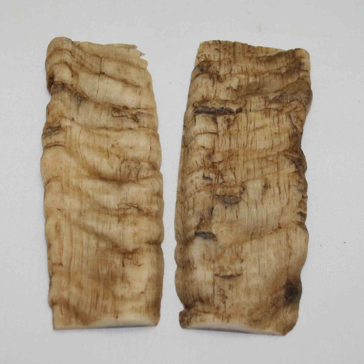 NB901NA2 Merino Ram's Horn Flat Block Scales Size 4.89" x 1.82" x 0.20" inch