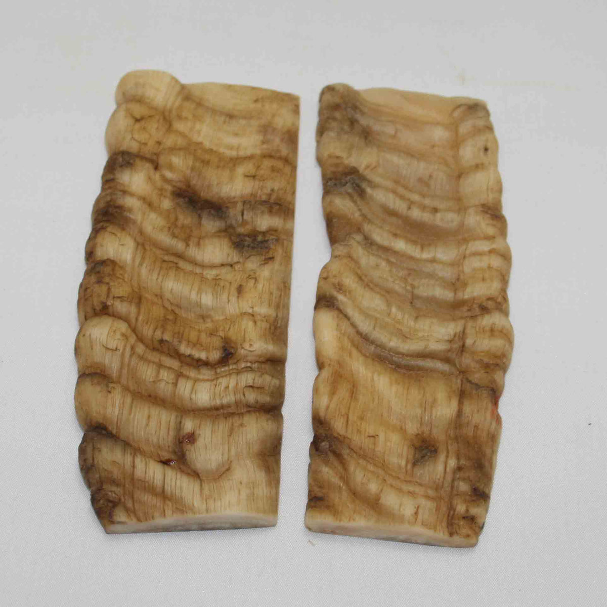 NB901NA37 Merino Ram's Horn Flat Block Scales Size 4.89" x 1.95" x 0.32" inch