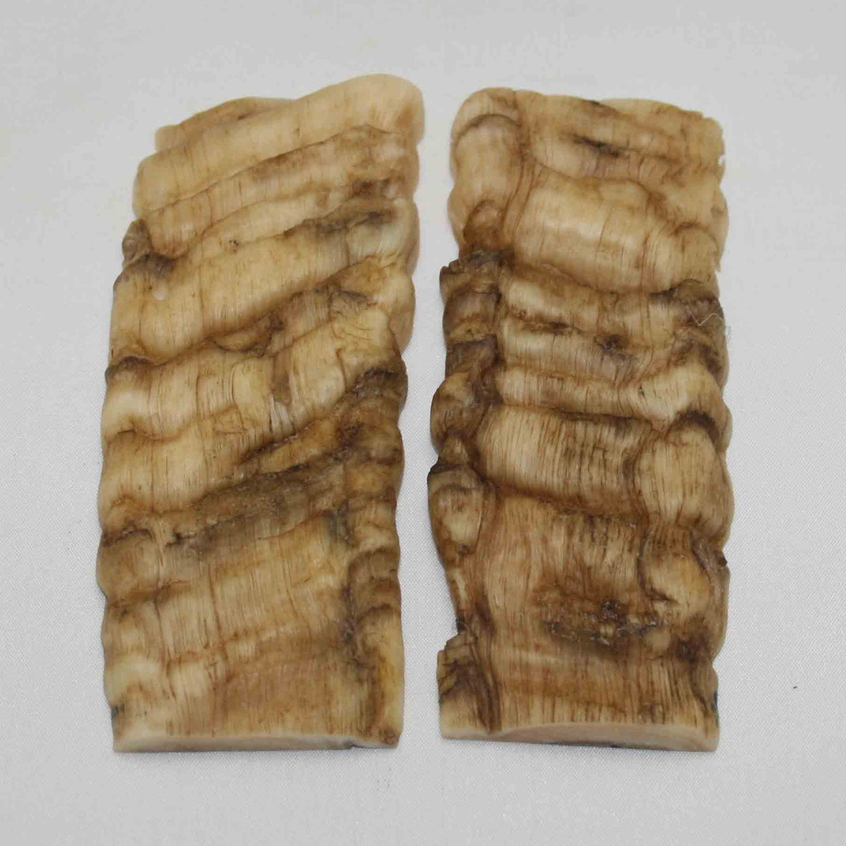 NB901NA42 Merino Ram's Horn Flat Block Scales Size 4.88" x 1.91" x 0.16" inch