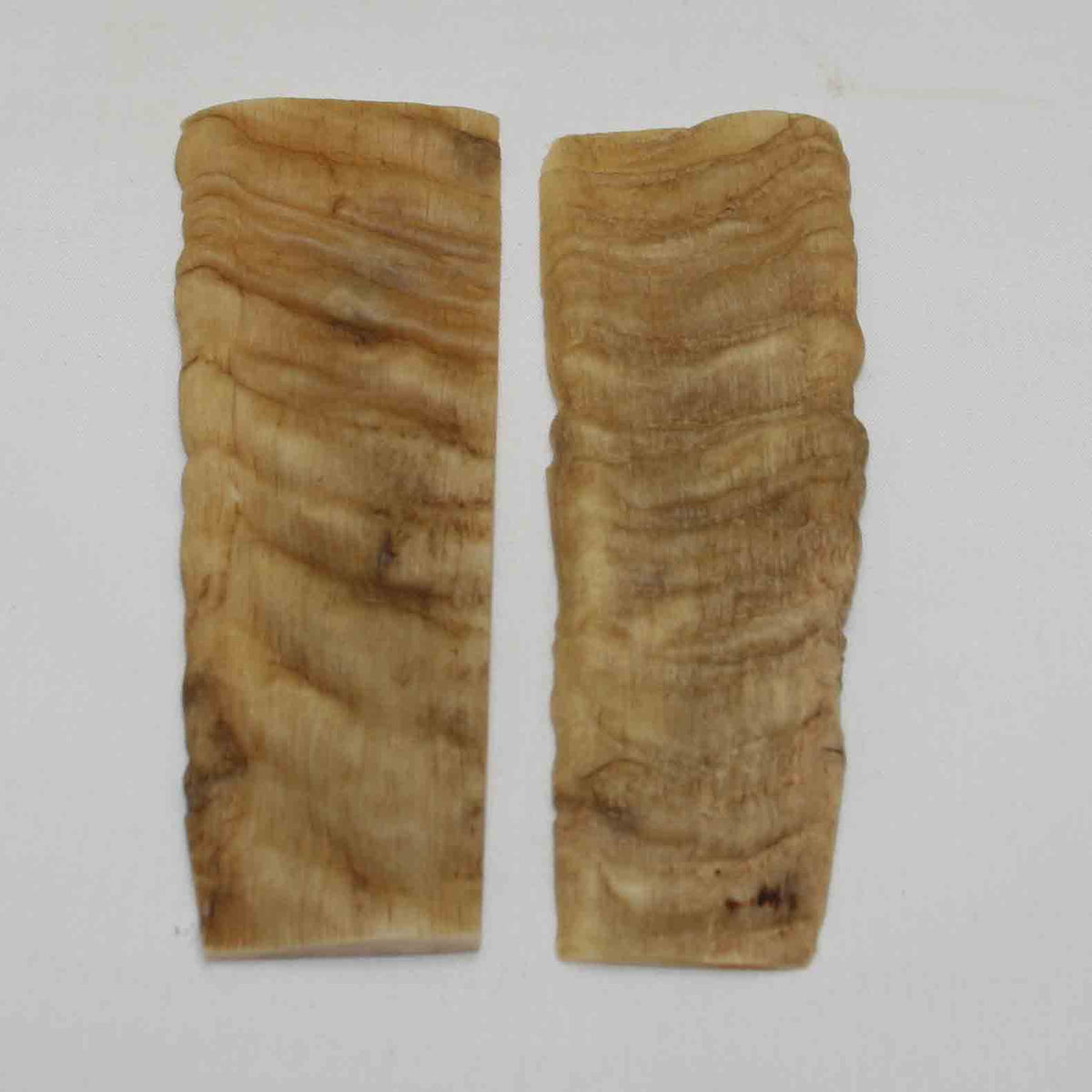 NB903NA20 Merino Ram's Horn Flat Block Scales Size: 5.20" x 1.60" x 0.12"inch