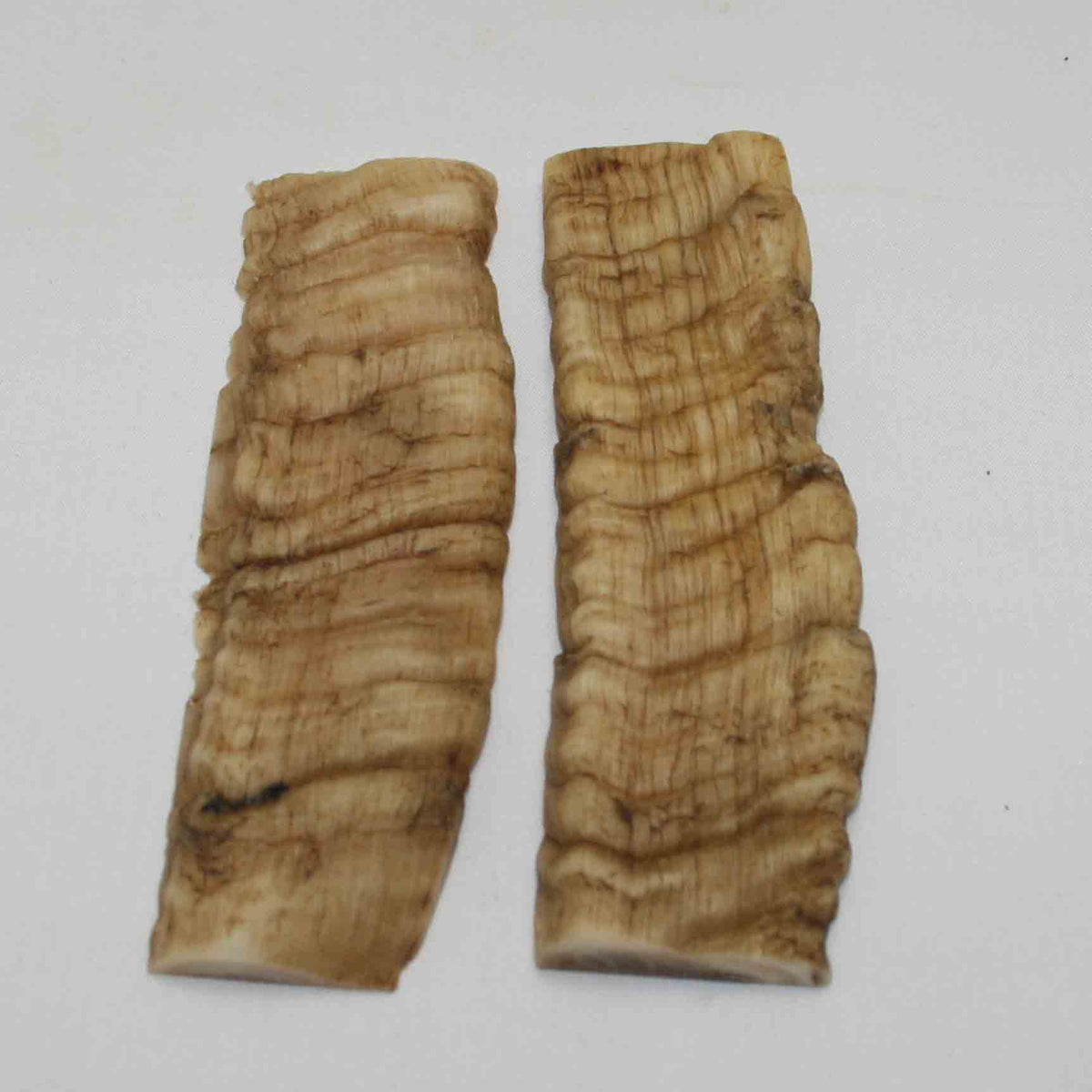 NB903NA22 Merino Ram's Horn Flat Block Scales Size: 5.10" x 1.70" x 0.30"inch