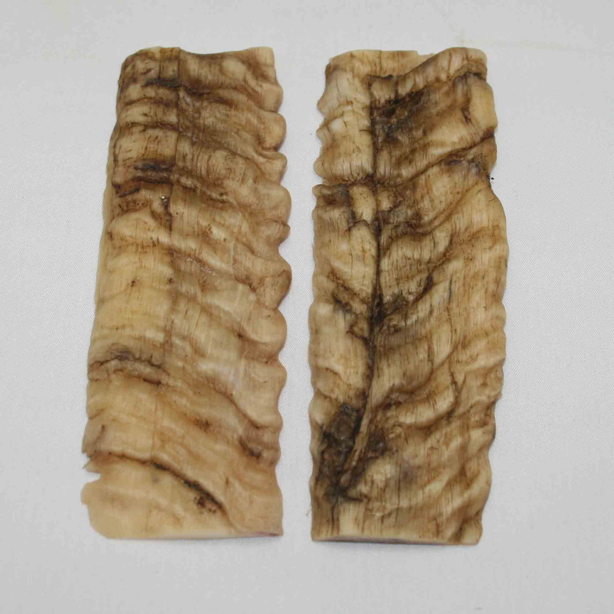 NB903NA2 Merino Ram's Horn Flat Block Scales 5.13" x 1.72" x 0.16"inch