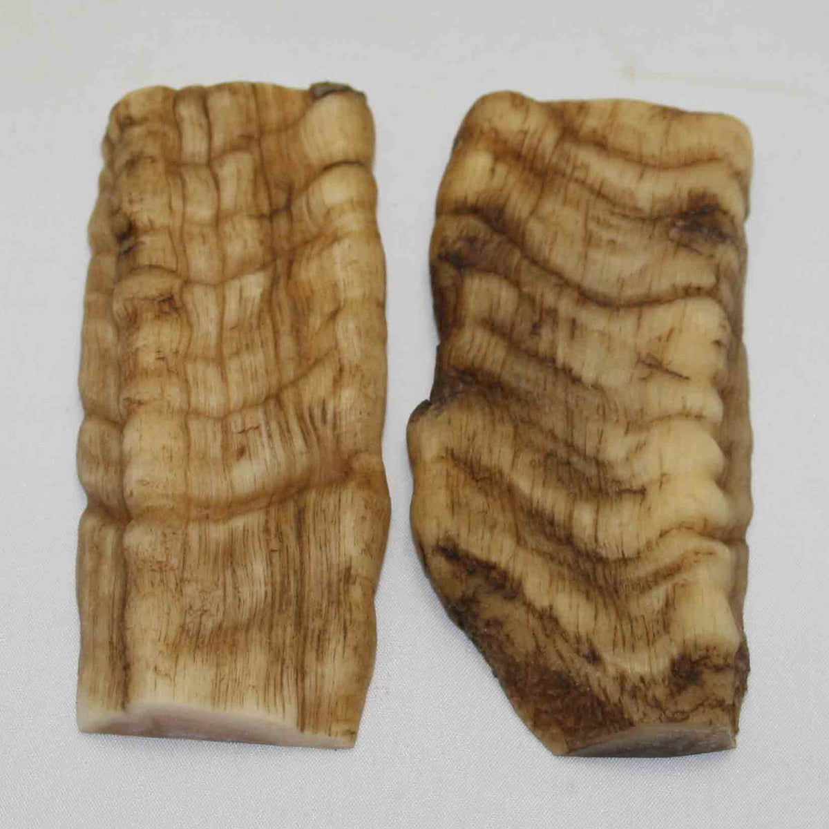 NB903NA36 Merino Ram's Horn Flat Block Scales Size: 4.45" x 1.83" x 0.33"inch
