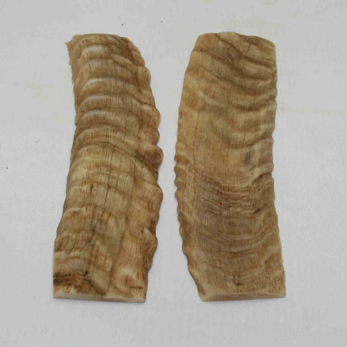 NB903NA47 Merino Ram's Horn Flat Block Scales Size: 5.16" x 1.54" x 0.22"inch