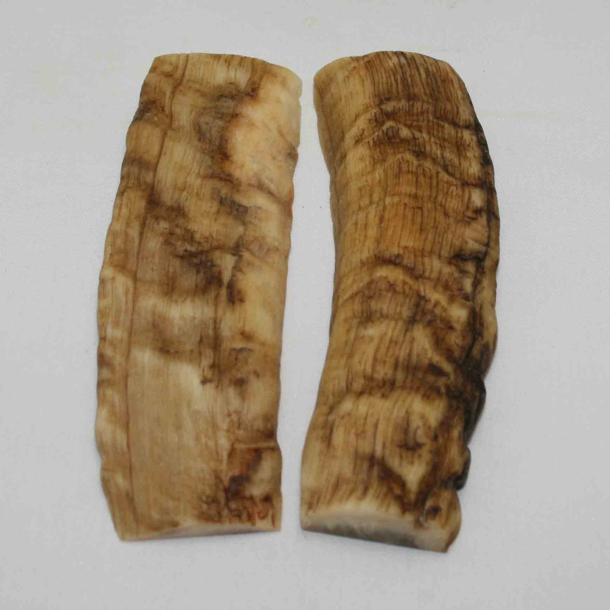 NB903NA53 Merino Ram's Horn Flat Block Scales Size: 5.10" x 1.40" x 0.25"inch