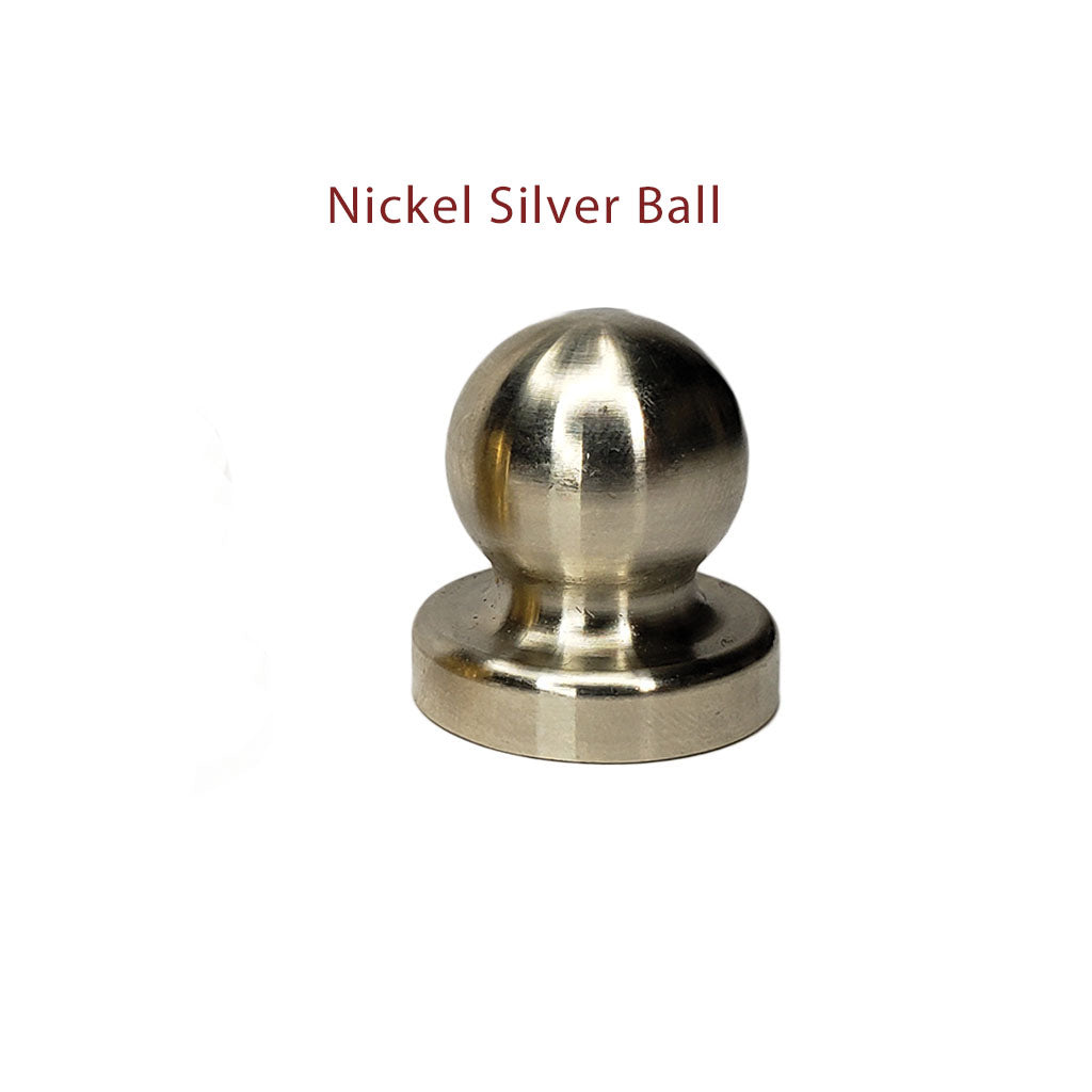 Shaped Pommels (Brass & Nickel Silver)