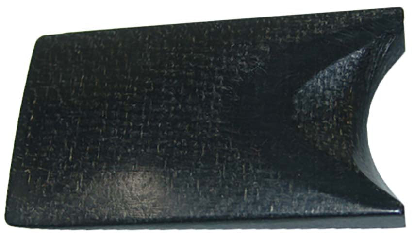Black Burlap Micarta 1/4" Scale