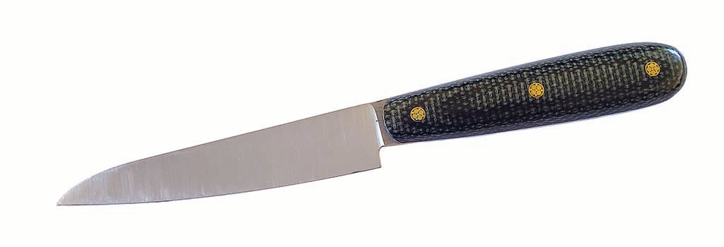 Black Burlap Micarta 1/4" Scale
