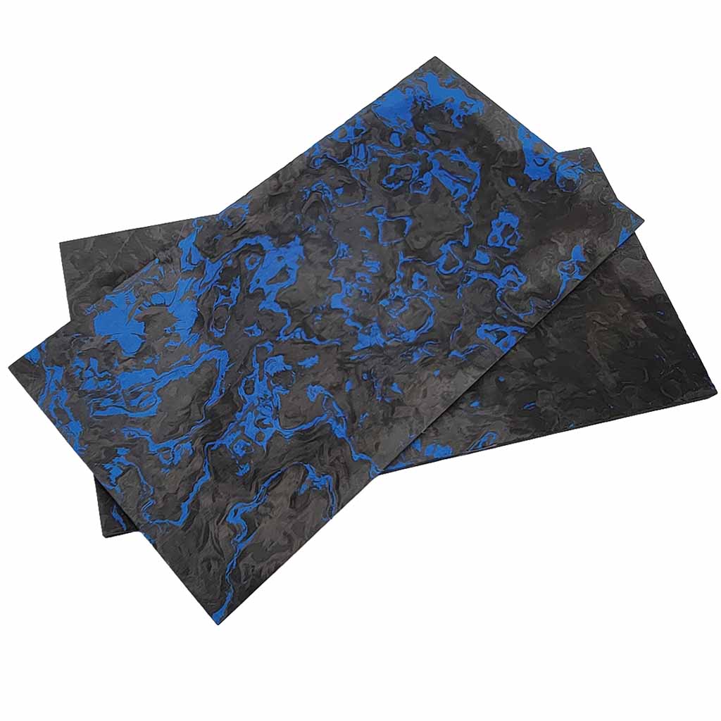 Carbon Fiber 3K Marble in Black, Red or Blue