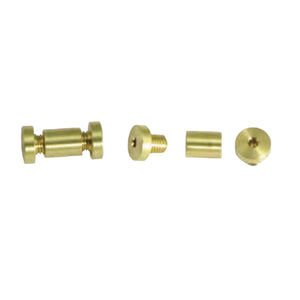3/16" Tang Hole Barrel Fastener (Brass & Stainless)