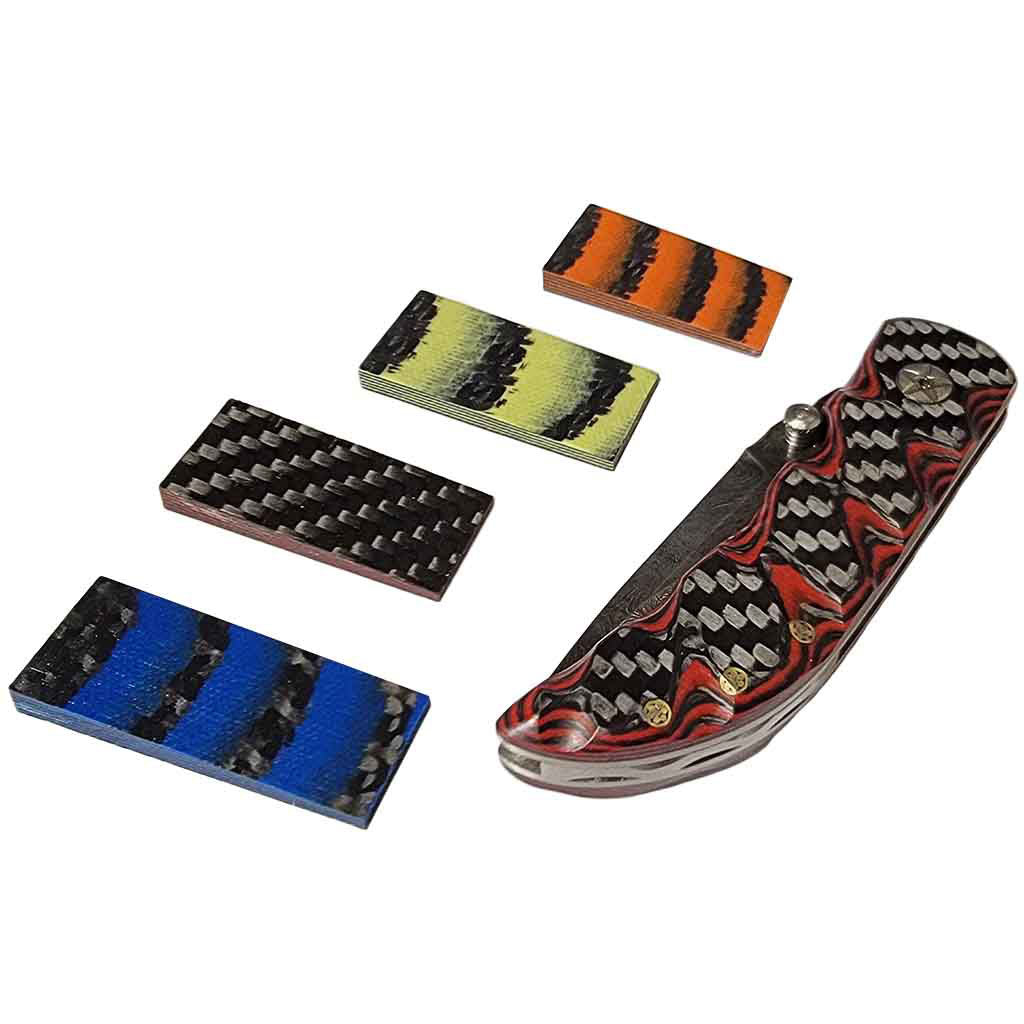 Carbon Fiber and G10 Layered Handle Material