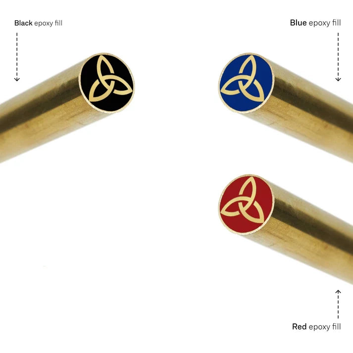 Trinity Knot Mosaic Pin