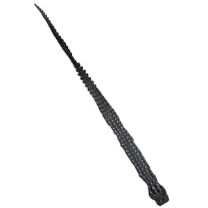 Crocodile Skin Black- Backstrap