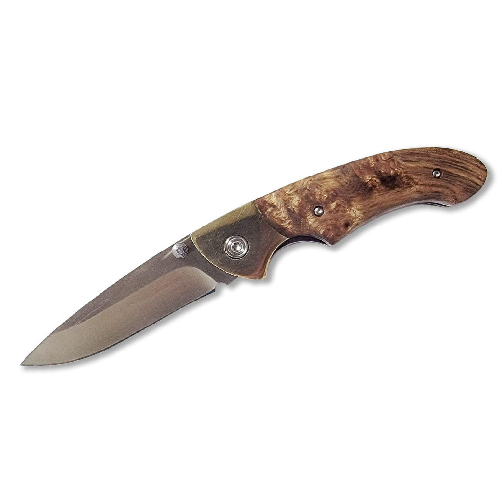 FL006 - Frame Lock Folding Knife Kit - (w/Cocobolo Dymondwood Handles)