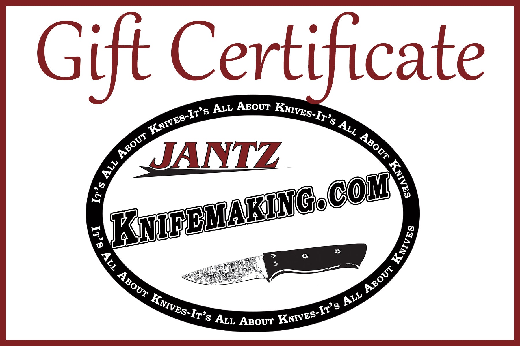 Jantz Gift Certificates