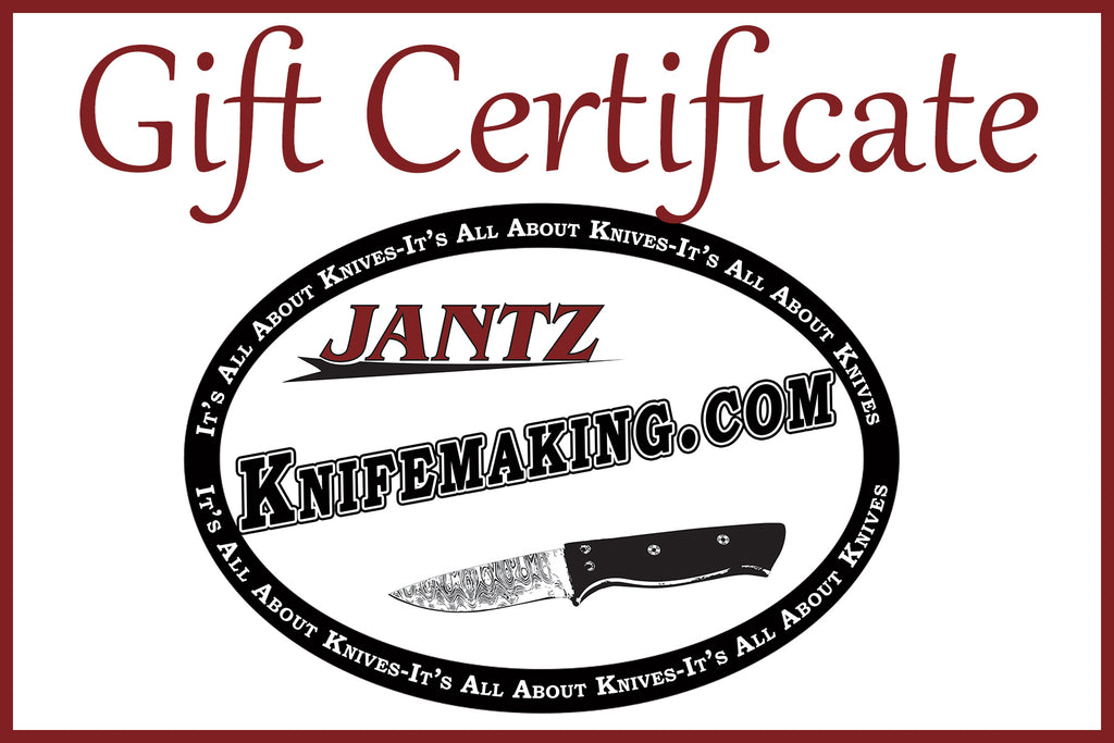 BUILD YOUR OWN CHEF'S KNIFE EXPERIENCE GIFT CERTIFICATE