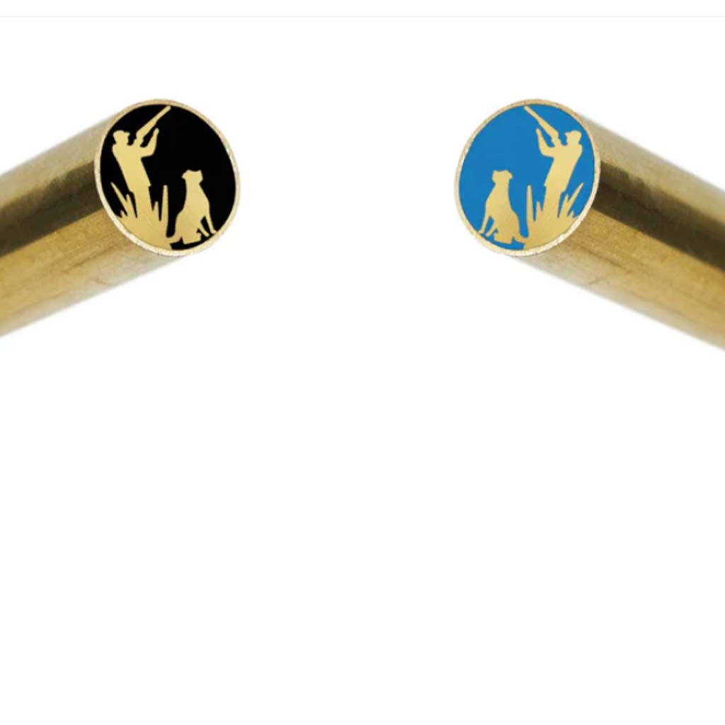 Sportsman and Dog Mosaic Pins