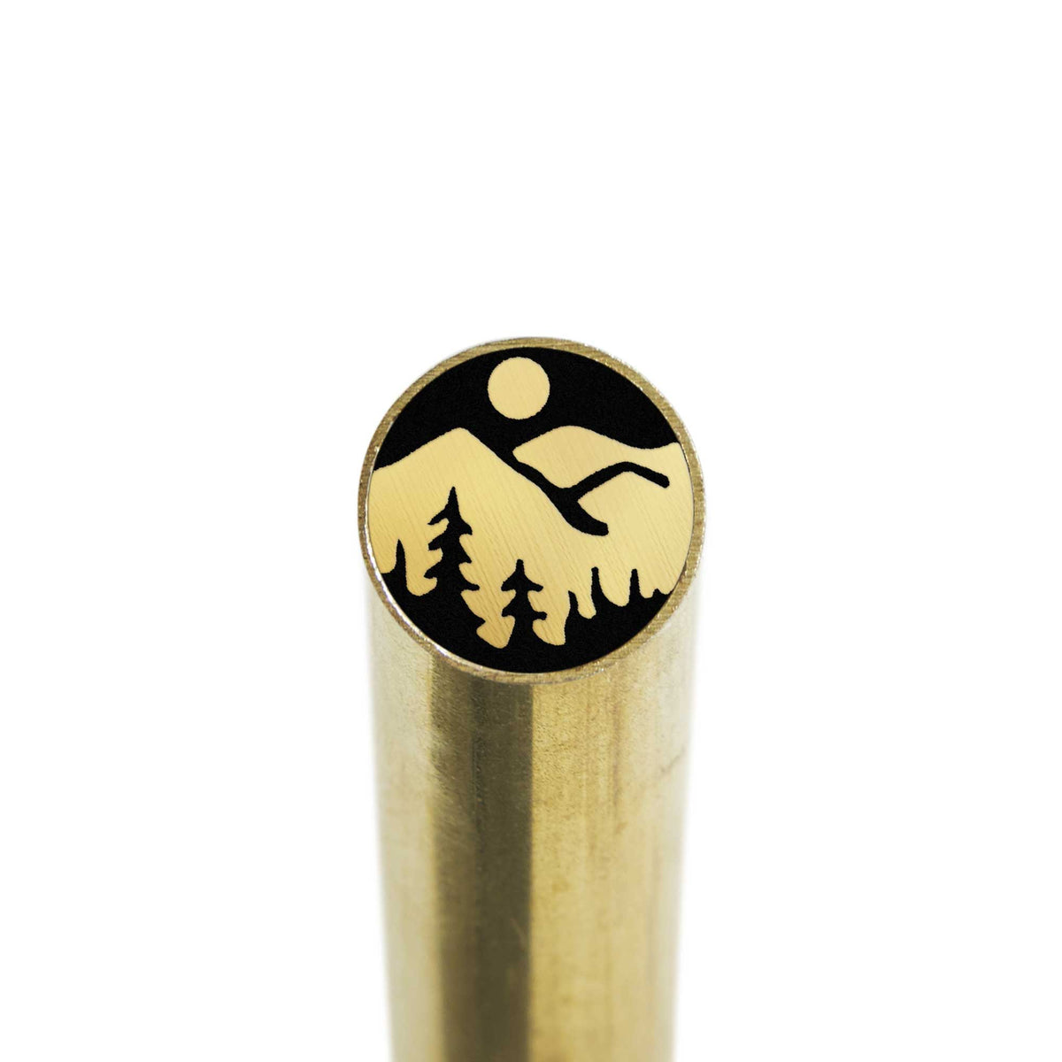 Mountains in the Moonlight Mosaic Pin