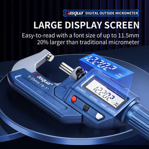 Digital Outside Micrometer 0-25mm / 0-1"