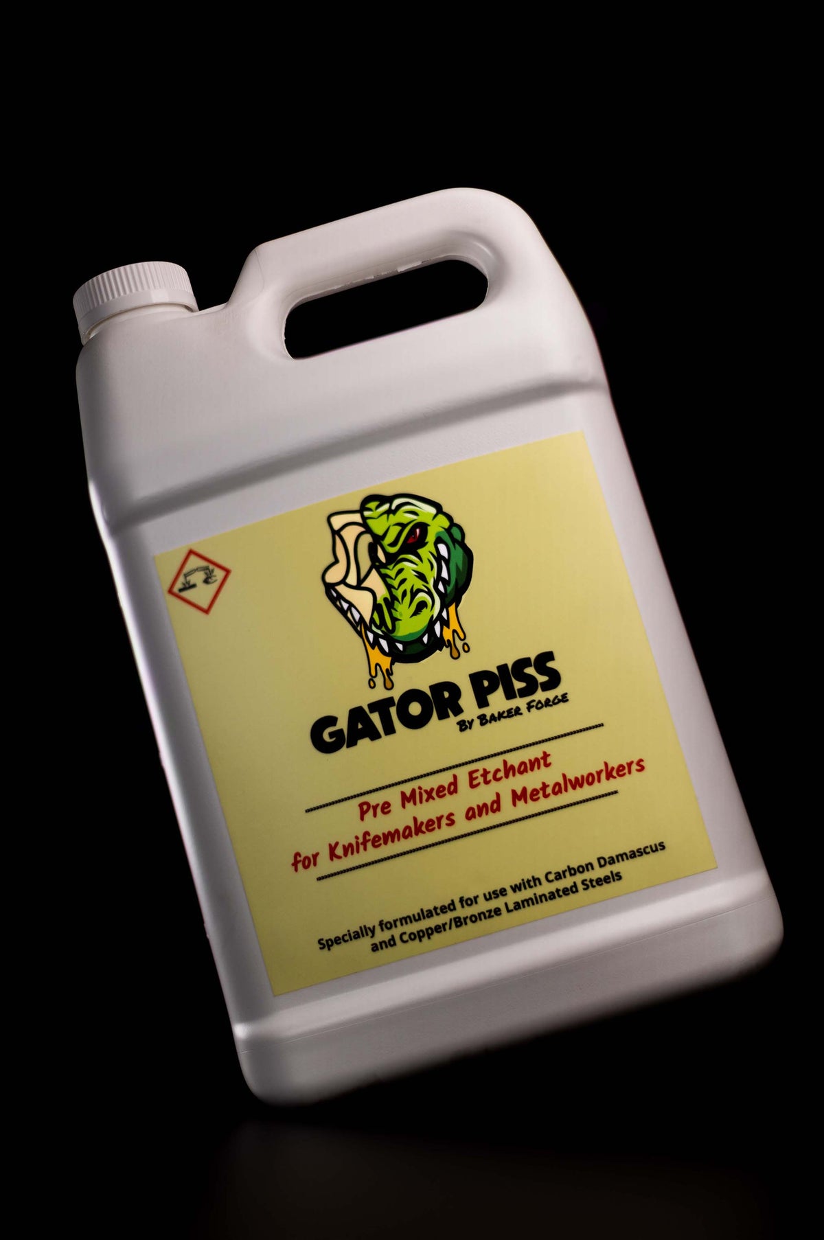 Gator Piss Knife Etchant in Every Day, Heavy and Max