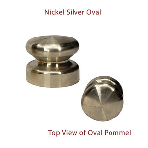 Shaped Pommels (Brass & Nickel Silver)