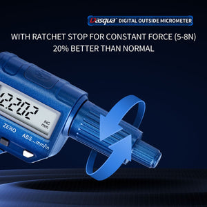 Digital Outside Micrometer 0-25mm / 0-1"