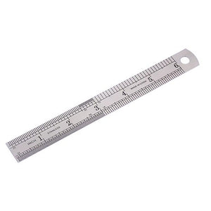 6" / 15cm Stainless Steel Ruler