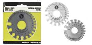AWG Wire Guage, .005"-0.325", 0- 36 Gauge,3.5" Dia, For Non Ferrous Metals