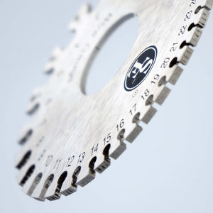 AWG Wire Guage, .005"-0.325", 0- 36 Gauge,3.5" Dia, For Non Ferrous Metals