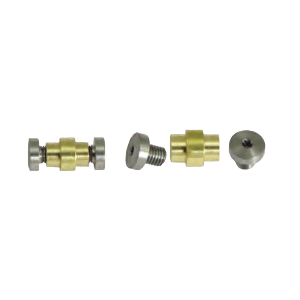 1/4" Tang Hole Stepped Barrel Fastener (Brass & Stainless)