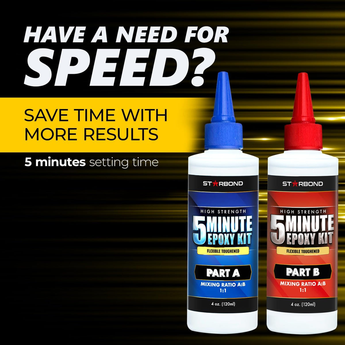Starbond 5 Minute Epoxy Kit Enhanced Strength