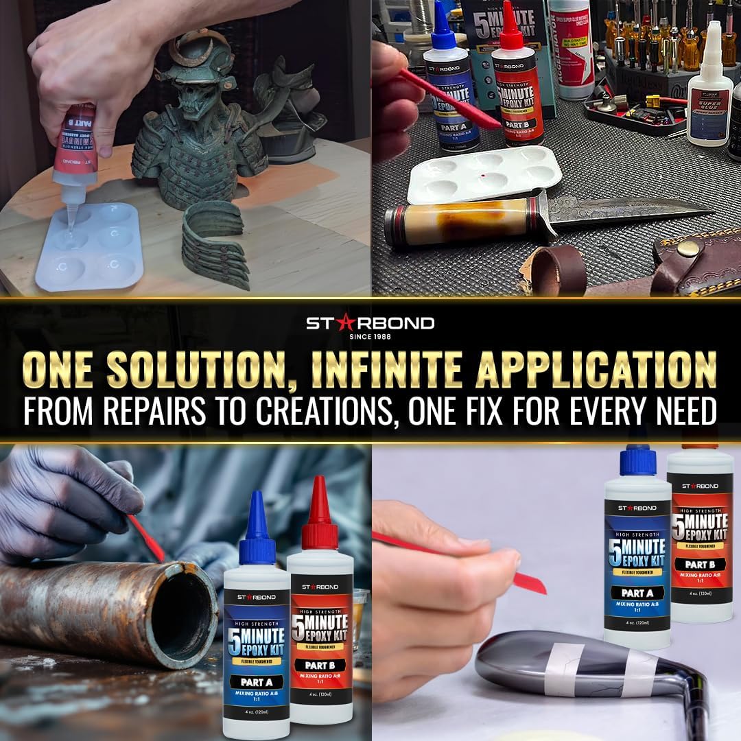 Starbond 5 Minute Epoxy Kit Enhanced Strength