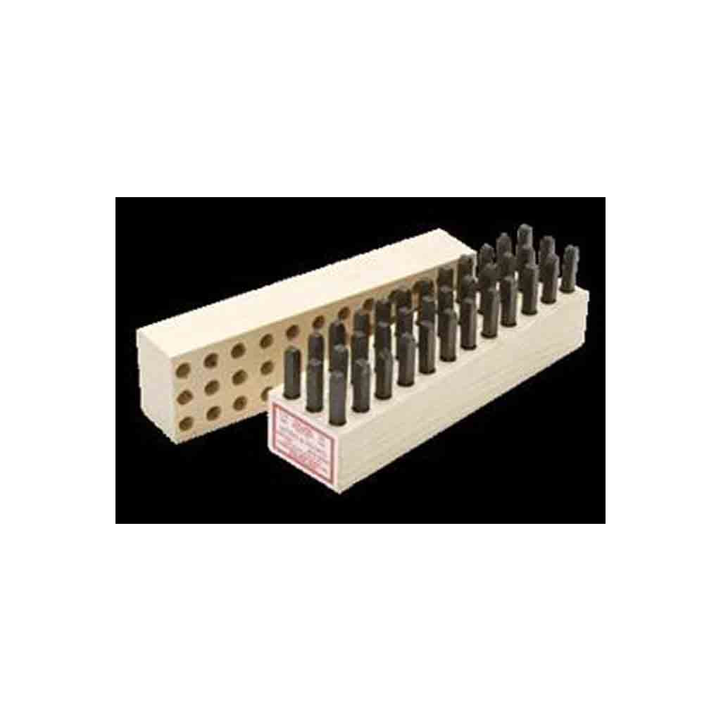 Steel Alphabet Stamps For Metal 1/16, 1/8 or 3/32