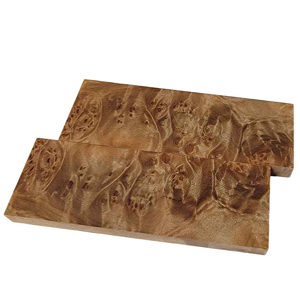 Stabilized Maple Burl Scales or Blocks