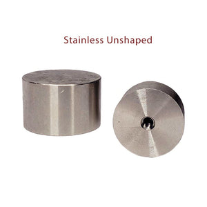 Unshaped Pommels in Brass, Nickel Silver & Stainless