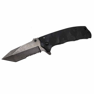 Tac Force Dagger Style Folding Knife Black