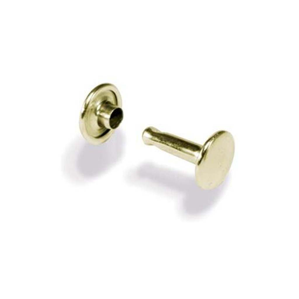 Jantz Rivets Brass Double Cap Rivets - Jantz Supply