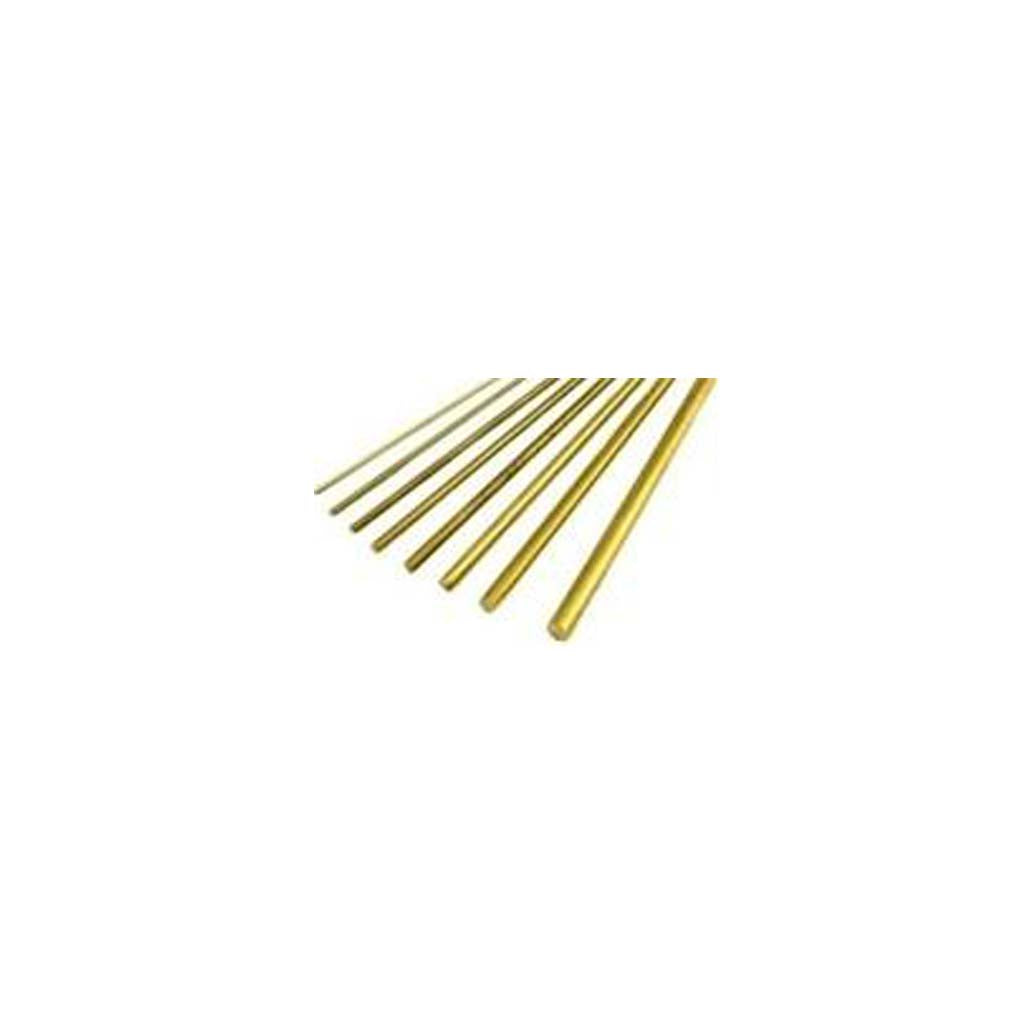 10 Inch Brass Rods Brass Round Stock Lathe Bar Stock Length Solid Brass  Knife Pins Brass Bar Stock for Hardware, Craft, DIY, Hobby, Model(1/8 Inch/