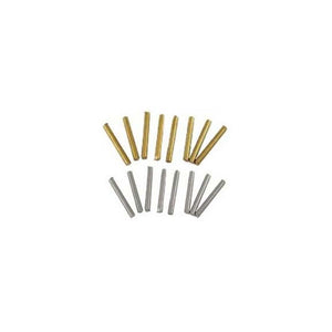Brass and Nickel Silver Handle Pins 1" length - pkg. 12 - Jantz Supply