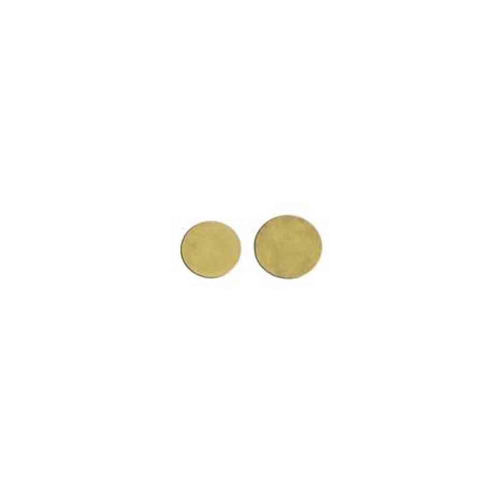 Brass Round Undrilled Spacers - Jantz Supply  
