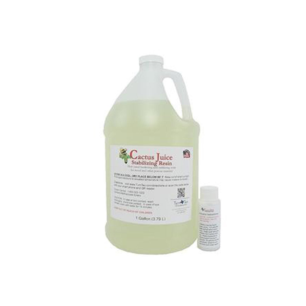 Cactus Juice Stabilizing Resin and Dyes: 1 Gallon (3.79 L) Cactus Juice -  Medium Volume Discount (min 2 gallons)