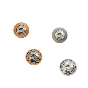 Titanium and Copper Collars for Pivot Pins - Jantz Supply 