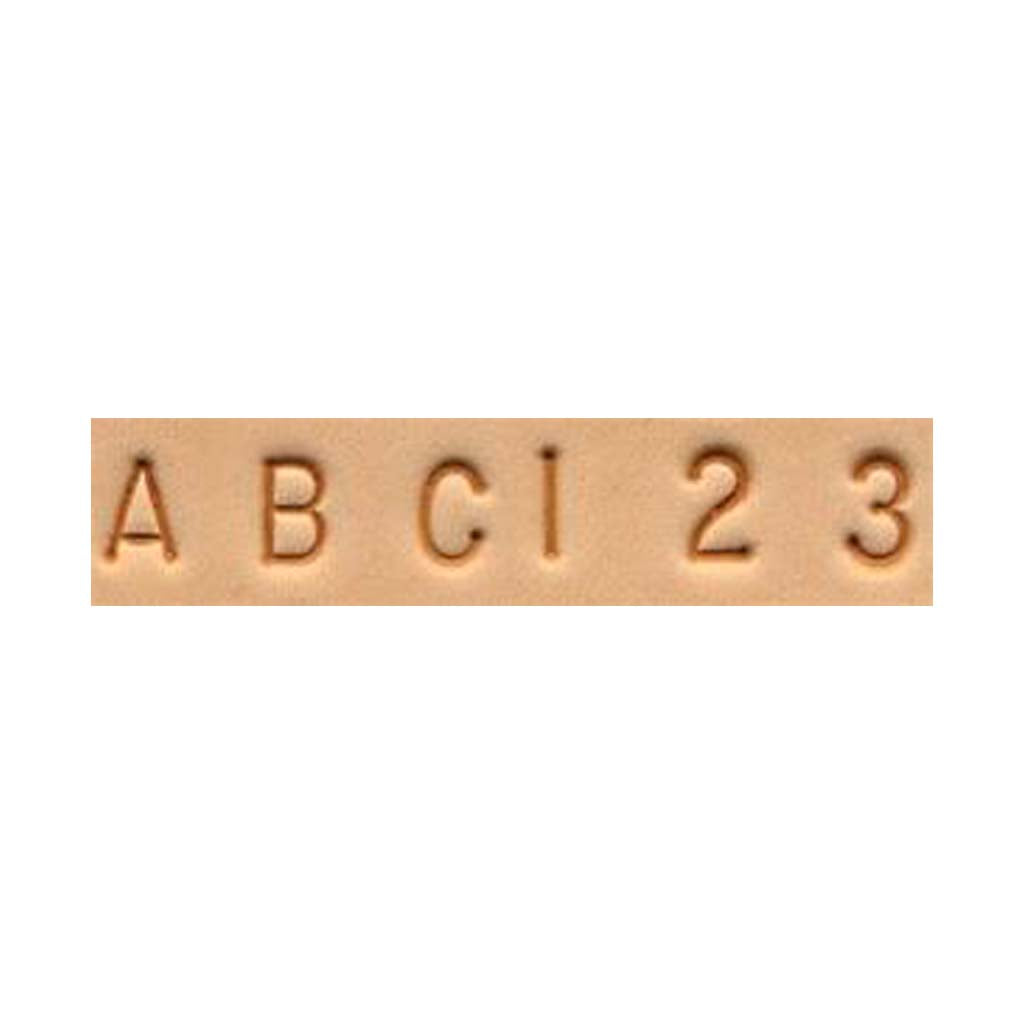 Leather Stamping Set 1/4&quot; Letter &amp; Number - Jantz Supply 