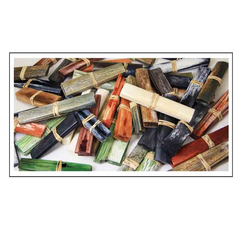 Giraffe Bone Scales 1.4&quot; x 4.5&quot; - Jantz Supply 