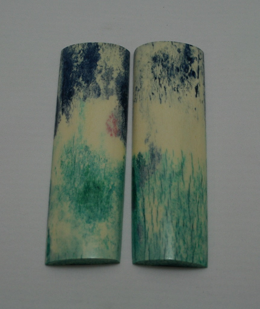 NB108AY53 Giraffe Bone Scales Set