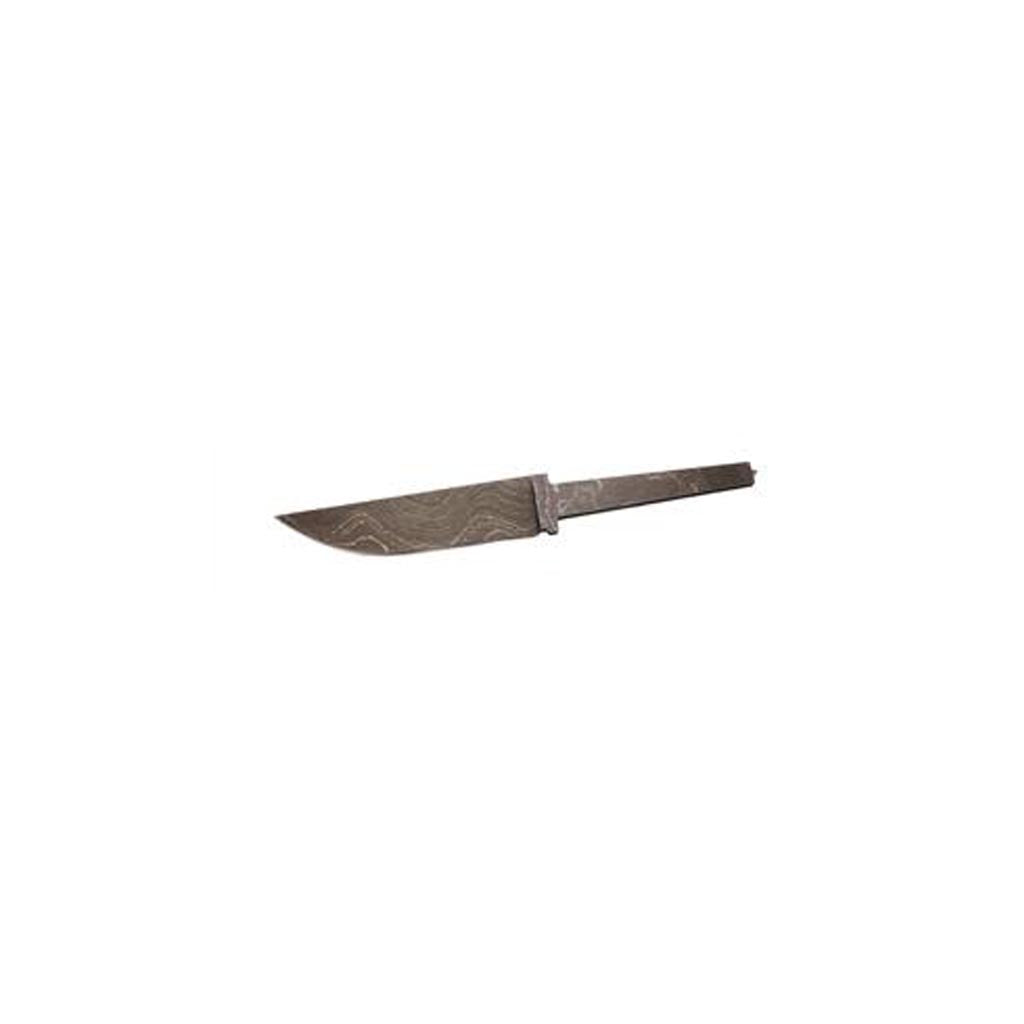 Handmade Damascus Steel Rat Tail Blank Blade for Knife Making Supplies  (BB117)