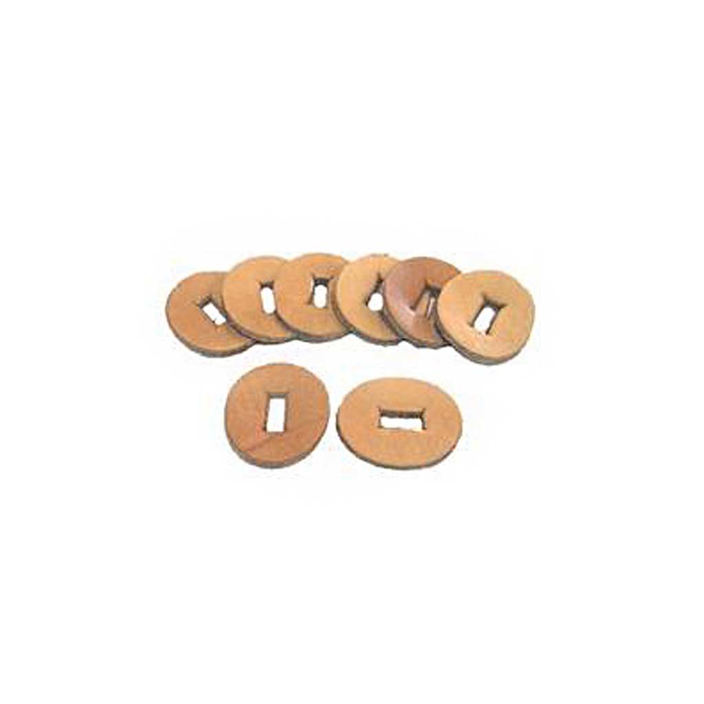 Leather Washers / Leather Handle Spacers - Pkg of 8 or 16