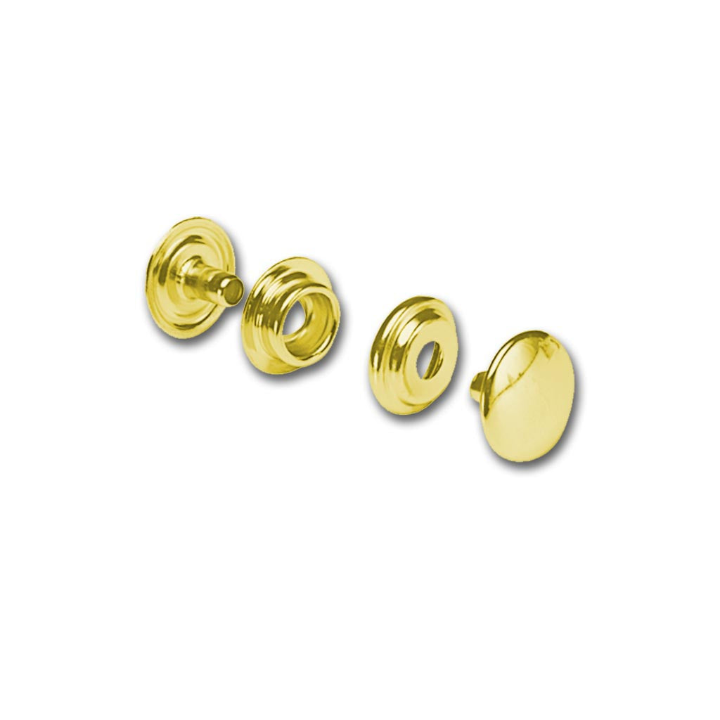 Brass Line 24 Snaps sold in PKG of 100 - Jantz Supply 